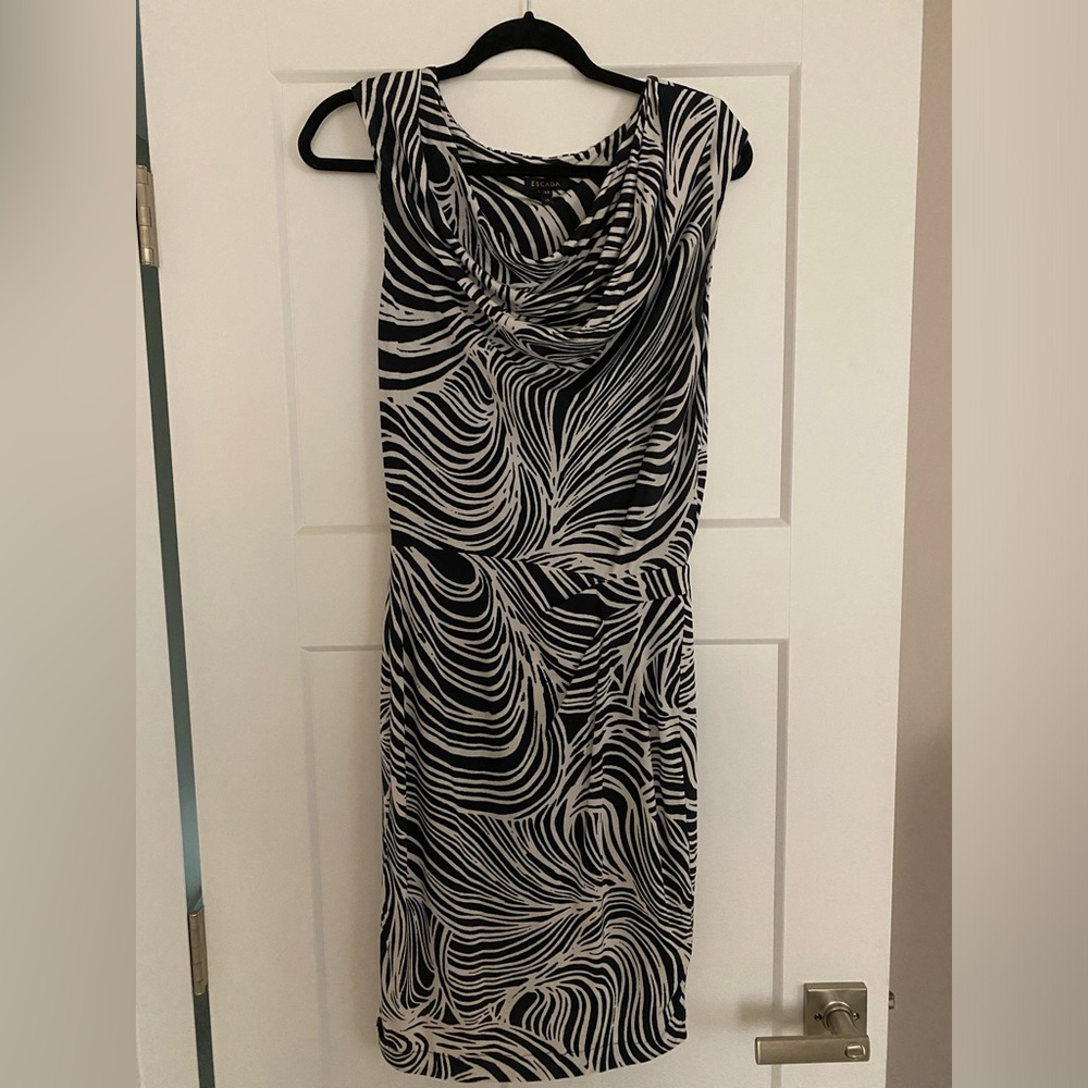 Escada Cowl Neck Dress